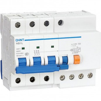 NB1L-40 3P C40 300мА тип AC 6кА (R) Диф. автомат CHINT 50/60 Гц IP20