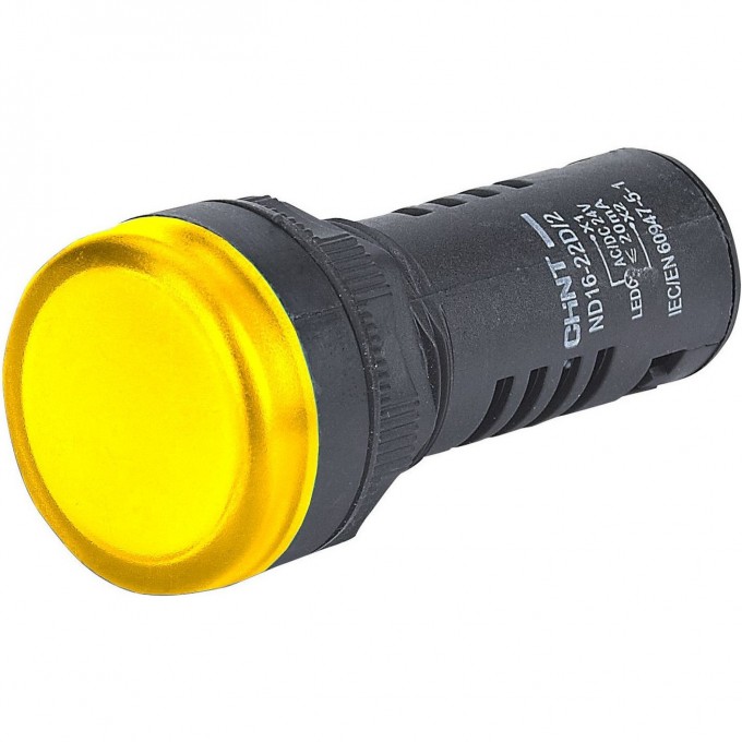 ND16-22D/2C желтый, встр. резистор, IP65 AC/DC24В (R) Индикатор CHINT 2000 мм ND16-22D/2C-JELTYII,-BCTP.-PEZICTOP,-IP65-AC/DC24B-(R)