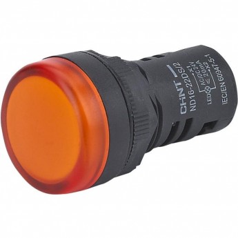 ND16-22DS/4C оранжевый, compact, встр. конденсатор, IP65 АС380В (R) Индикатор CHINT Переменный ток (AC)