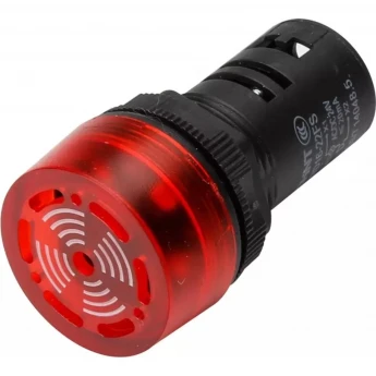 ND16-22L Φ22 мм красный AC/DC24В (R) Сигнализатор звуковой CHINT IP40