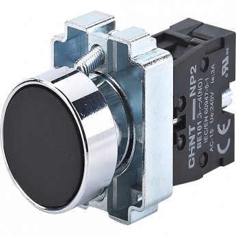 NP2-BA21 без подсветки черная, 1НО, IP40 (R) Кнопка управления CHINT Черный AC/DC