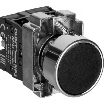 NP2-BA25 без подсветки черная, 1НО+1НЗ, IP40 (R) Кнопка управления CHINT Черный AC/DC