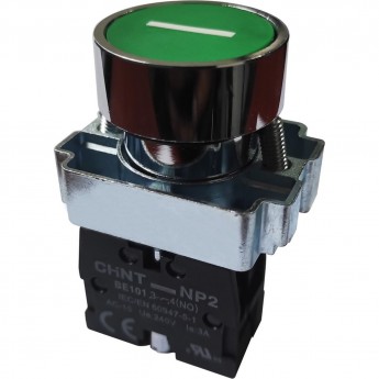 NP2-BA3311 маркировкой, 1НО, IP40 (R) Кнопка управления CHINT Зеленый AC/DC