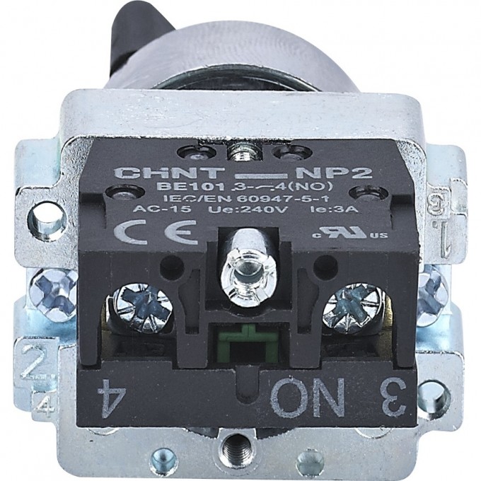 NP2-BD43, 2 положения возвратом, 1НЗ, IP40 (R) Переключатель CHINT Черный AC/DC NP2-BD43,-2-POLOJEHIYA-BOZBPATOM,-1HZ,-IP40-(R)