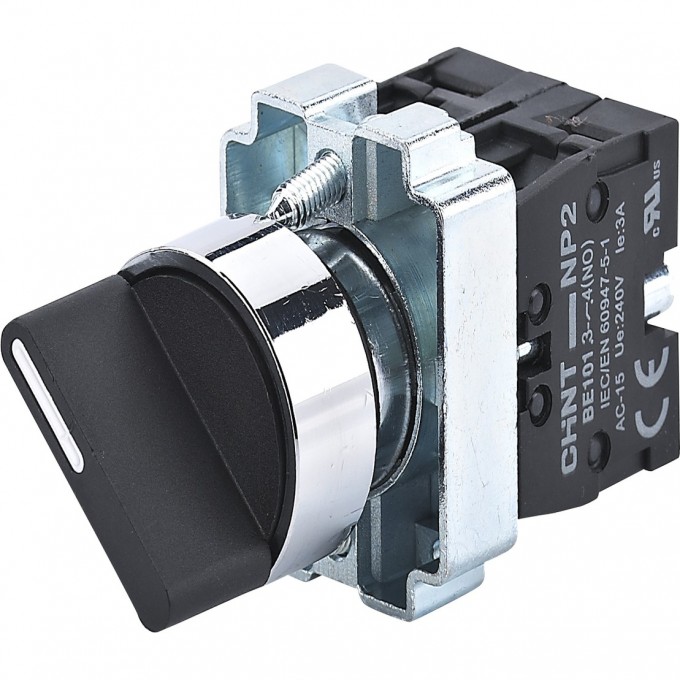 NP2-BD54, 3 положения возвратом, 2НЗ, IP40 (R) Переключатель CHINT Черный AC/DC NP2-BD54,-3-POLOJEHIYA-BOZBPATOM,-2HZ,-IP40-(R)