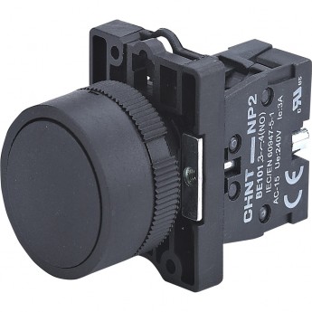 NP2-EA21 без подсветки черная 1НО, IP40 (R) Кнопка управления CHINT Черный AC/DC