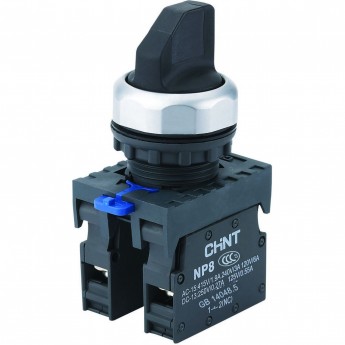 NP8-10X/212, 2 положения фиксацией, черный, 1НО, IP65 (R) Переключатель без подсветки CHINT AC/DC NP8-10X/212, 2 положения фиксацией, черный, 1НО, IP65 (R) Переключатель без подсветки CHINT AC/DC