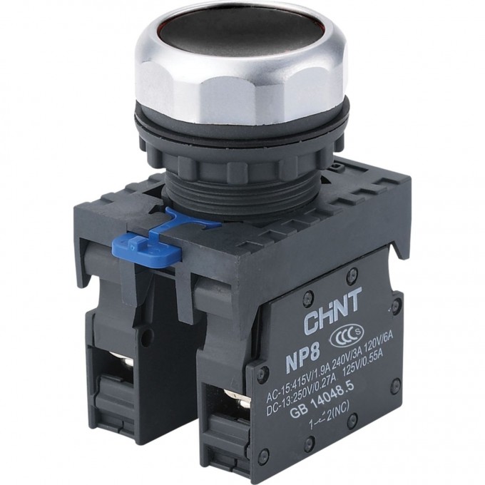 NP8-21BN/2 без подсветки, самовозв., чёрная, 2НО+1НЗ, IP65 (R) Кнопка упр. CHINT Черный AC/DC NP8-21BN/2-BEZ-PODCBETKI,-CAMOBOZB.,-CHEPHAYA,-2HO+1HZ,-IP65-(R)