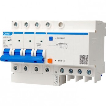 NXBLE-63 4P D32 30мА тип AC 6кА (R) Диф. автомат CHINT 50/60 Гц IP20